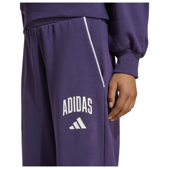 Adidas Παιδικό παντελόνι φόρμας Seasonals Essentials Collegiate Typography Pants